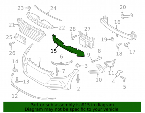 Hyundai Elantra AD 17-18 USA Front Bumper Absorber