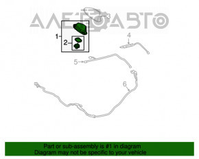 Antenna fin Lexus IS 14-20