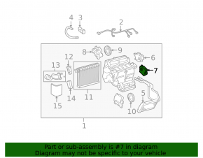 Actuator motor for heater air conditioner, upper left Lexus IS250 IS300 IS350 06-13