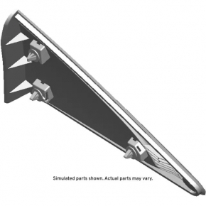 Rear right window plug Chevrolet Cruze 11-15 black