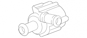 Additional cooling pump for the Porsche Cayenne 19-24 E-hybrid