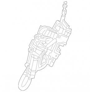 Rear left door lock Mercedes C-class W205 15-21