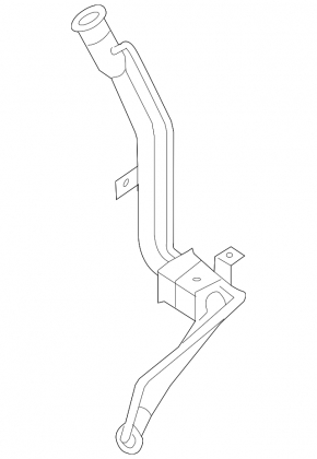 Fuel filler neck Mazda3 2.3 03-09 HB