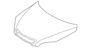Naked hood Mazda3 03-09 HB