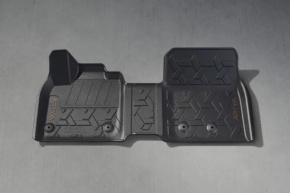 Set of floor mats for Nissan Ariya 23-25, black rubber