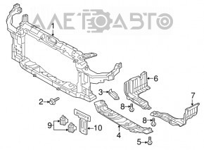 Front bumper protection Hyundai Elantra UD 11-13 prerest