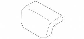 Volvo XC90 16-25 2nd row rear center headrest, beige leather