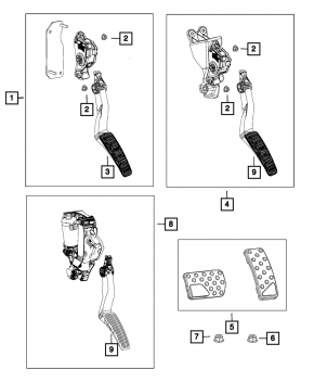 Chrysler 300 11- Gas Pedal