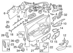 BSM Button Audi A6 C7 12-18