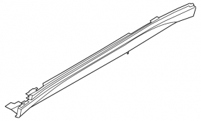 Threshold right BMW X1 F48 16-22 Basis