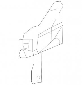 Front bumper bracket left Infiniti QX30 17-19