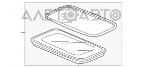 Sunroof Assembly for Honda Accord 13-15