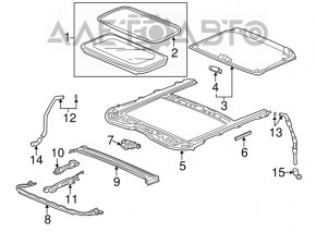 Hatch assembly Honda Accord 13-15 gray