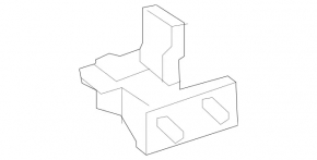 Upper front left door hinge Mercedes C-class W205 15-21