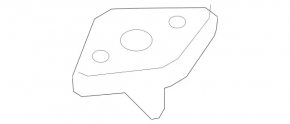 Left hood lock counter part for Mercedes W213 E 17-23