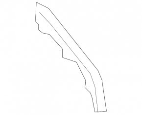 Rear bumper reflector right Mercedes S-class W222 14-20