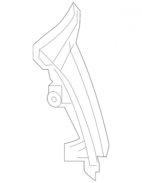 Left outer wing light trim for Mercedes GLC 20-22
