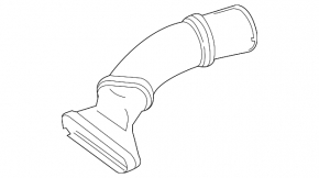 Air duct from the air intake right Mercedes S-class W222 14-17 4.7, 5.5