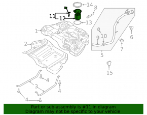 Fuel pump for the Lincoln MKZ 13-16 hybrid