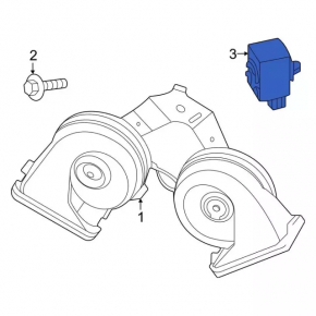 Warning buzzer Lincoln MKZ 13-20