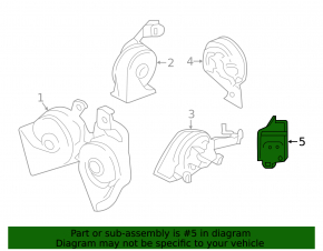 Warning buzzer Lincoln MKZ 13-20