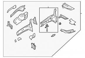 Front right quarter panel for Ford C-max MK2 13-18