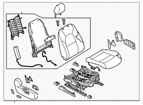 Mazda CX-5 17-18 leather grand touring passenger seat with airbag