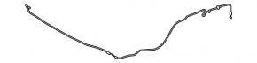 Land Rover Range Rover Velar 18-25 hood release cable interior