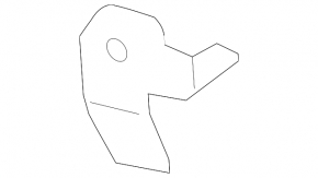 Upper right air conditioner radiator bracket for Land Rover Range Rover Velar 18-25
