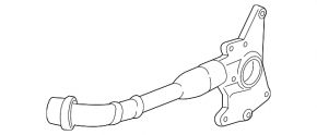 Cooling system pipe metal BMW 5 G30 17-23 3.0T