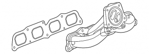 Exhaust manifold Chevrolet Camaro 16-18 2.0T