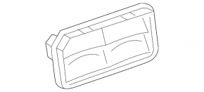 Ventilation shield right Buick Encore 13-19