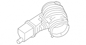 Air duct for manifold Nissan Maxima A36 16-