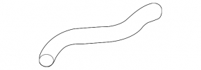 Upper cooling hose Acura TLX 15- 2.4