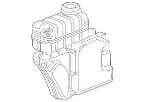 Expansion tank cooling Cadillac CTS 14- without cap