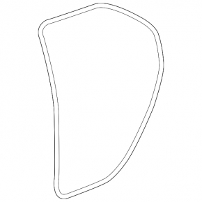 Door seal rear right Chevrolet Equinox 10-17