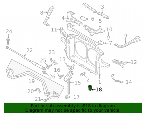 Infiniti QX70 14-17 ambient air temperature sensor