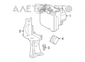 ABS ABS Toyota Camry v55 15-17 usa