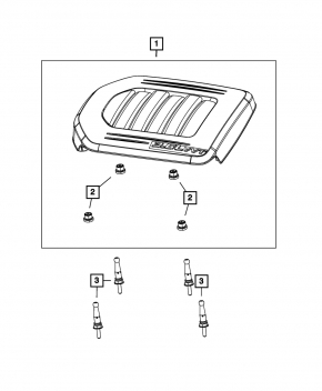 Dodge Grand Caravan 11-20 Engine Cover