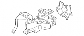 Steering column Infiniti G25 G35 G37 4d 06-13