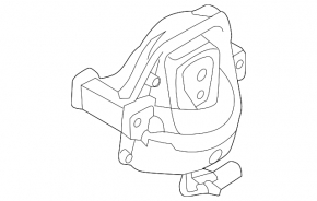 Engine mount right Audi A6 C7 12-18 3.0T AWD, cracked