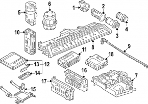 USB Hub Audi Q7 16-26