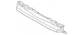 Upper front bumper reinforcement for Subaru WRX 15-21