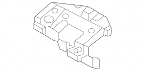 Infiniti QX60 hood lock bracket 22-26