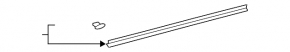 Front right door seal Toyota Rav4 19- lower