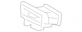 Front Panel Air Deflector Right Honda Insight 19-22