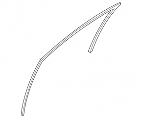 Glass seal front left Nissan Altima 19-24