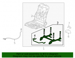 13-15 Acura ILX Passenger Seat Runner with Sensor