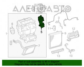 Actuator motor for heater air conditioner in Toyota Highlander 2014-2019