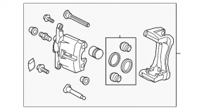 Front right support Mazda 3 19- AWD Mexico built